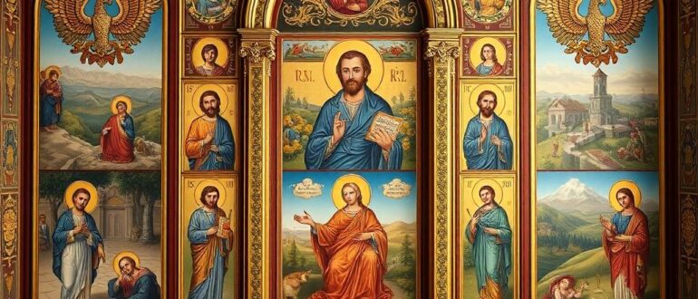 Иконостас что означают ряды и образы